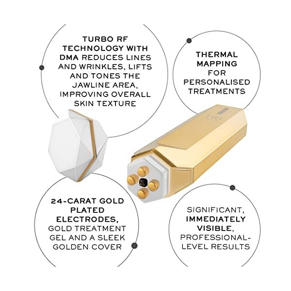 Tripollar Stop Vx Gold2 Appareil anti-âge - Machine de raffermissement de la peau par radiofréquence pour le visage - Lifting