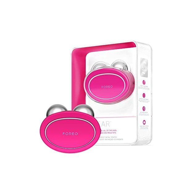 FOREO BEAR Appareil intelligent lifting par Micro-courants - Masse le visage Sculpte la mâchoire - Lifting visage non invasif