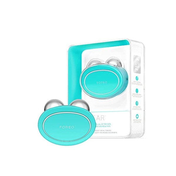 FOREO BEAR Appareil intelligent lifting par Micro-courants - Masse le visage Sculpte la mâchoire - Lifting visage non invasif