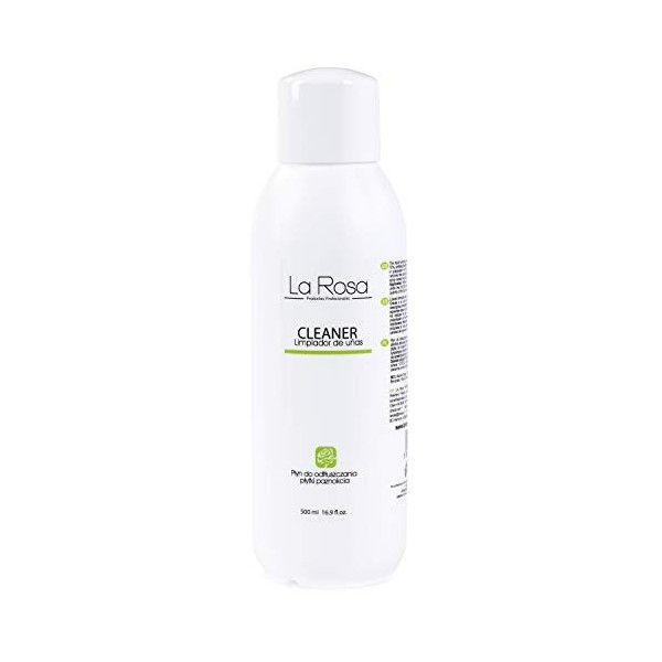 LaRosa Nail CLEANER Dégraissant ongles pour essuyer la base de vernis gel pour manucure UV LED - Pour désinfecter l’ongle et