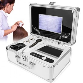 Analyseur de Cheveux de Peau, Testeur de Cheveux, Détecteur de Cuir Chevelu 50X 200X, Analyseur de Santé de la Peau 7 Pouces 