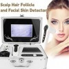Analyseur de Cheveux de Peau, Testeur de Cheveux, Détecteur de Cuir Chevelu 50X 200X, Analyseur de Santé de la Peau 7 Pouces 
