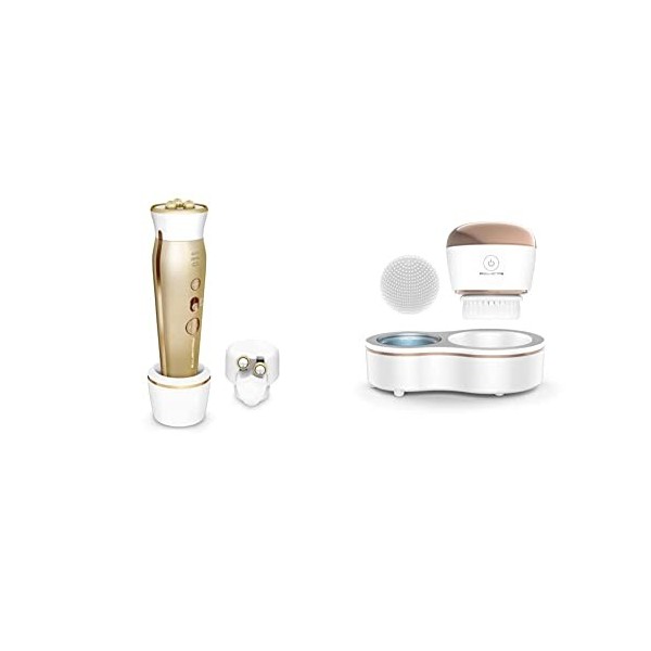 Rowenta Appareil de massage Lift Contour Soin complet visage et yeux Rituel beauté anti-âge Raffermissement de la peau Contou