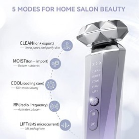 Appareil anti Rides Visage, ANLAN Appareil Radiofréquence Raffermissant Peau Pour Visage et Cou, Appareil Anti-Âge Profession