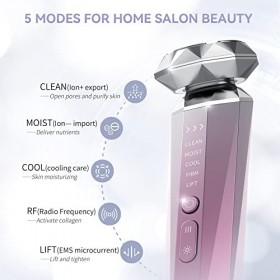 Appareil anti Rides Visage, ANLAN Appareil Radiofréquence Raffermissant Peau Pour Visage et Cou, Appareil Anti-Âge Profession