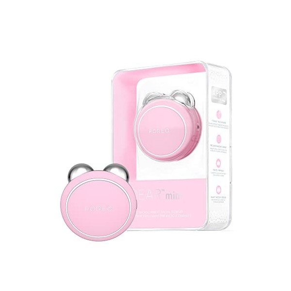 FOREO BEAR mini Appareil de lifting ciblé par Micro-courants - Masse le visage Sculpte la mâchoire - Lifting visage non invas