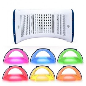 Masque facial photonique à 7 couleurs LED, masque facial de luminothérapie à LED, dispositif de spa de beauté pour le rajeuni