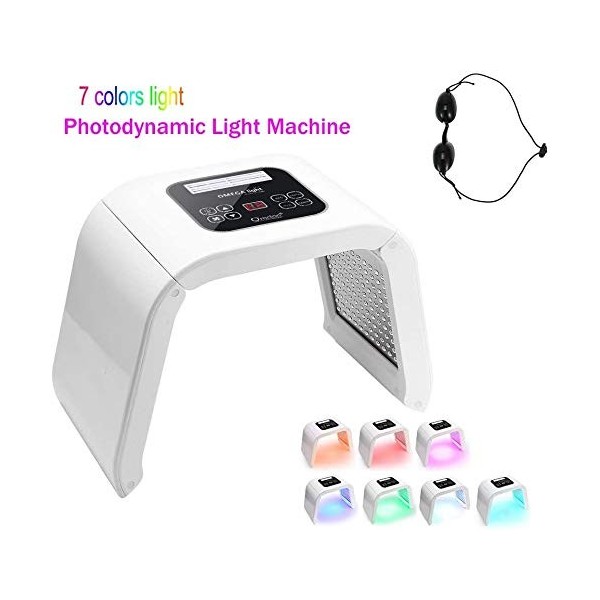 Rotekt Instruments de beauté de 7 Couleurs PDT LED, Machine photodynamique de rajeunissement de Peau pour Le Traitement Facia