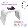 Rotekt Instruments de beauté de 7 Couleurs PDT LED, Machine photodynamique de rajeunissement de Peau pour Le Traitement Facia