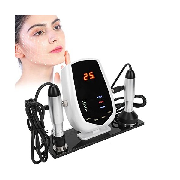 Instrument de Beauté à Radiofréquence avec 3 Têtes de Massage pour le Levage et le Raffermissement de la Peau du Visage, des 