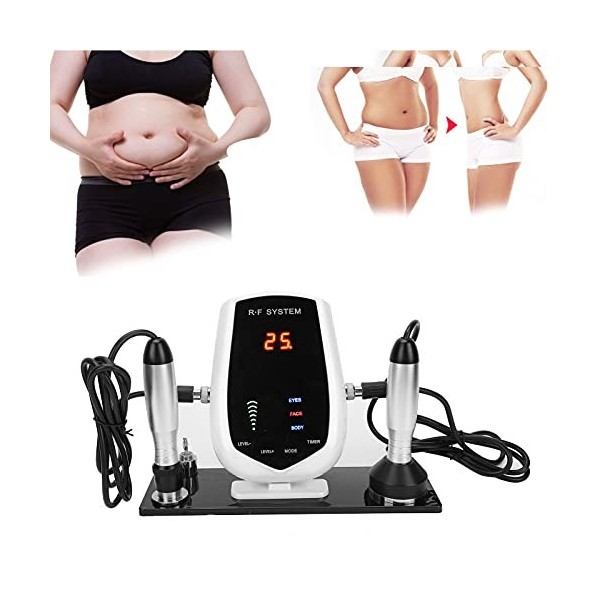 Instrument de Beauté à Radiofréquence avec 3 Têtes de Massage pour le Levage et le Raffermissement de la Peau du Visage, des 
