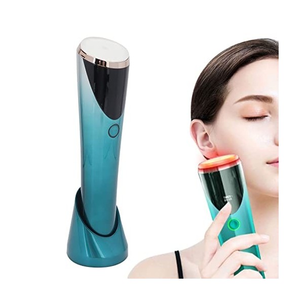 Masseur facial infrarouge, appareil de beauté professionnel de rajeunissement de la peau en rouge