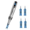 Dermapen, Dr pen Stylo électrique sans fil M8S Microneedle avec cartouches 36 PIN х 3 et 12 PIN х 1 Aiguilles pour les rides,