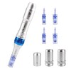 Dermapen, Dr pen Stylo électrique sans fil M8S Microneedle avec cartouches 36 PIN х 3 et 12 PIN х 1 Aiguilles pour les rides,