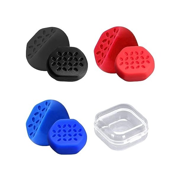 XQMMGO 6pcs Exerciseur de la Mâchoire, Silicone Jawliner pour Hommes et Femmes pour Double Menton Beauté du Visage