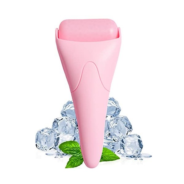 Rouleau à glace pour visage et yeux, cadeau pour femme, rouleau de massage pour le visage, les poches, la migraine, soulageme