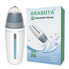 Krasota Derma Microneedling Pen Tampon réglable Hydra 24 Bio Needle Facial Body Skin Pen Barba Kit Hair Serum Growth Applicat