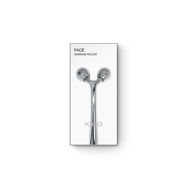 KIKO Milano Face Massage Roller | Rouleau De Massage Pour Le Visage En Zinc, Abs Et Fer