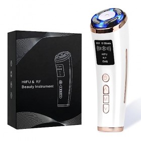 Machine faciale HIFU rides supprimer 3 en 1 masseur de visage machine à ultrasons focalisée à haute intensité RF EMS raffermi