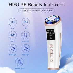 Machine faciale HIFU rides supprimer 3 en 1 masseur de visage machine à ultrasons focalisée à haute intensité RF EMS raffermi