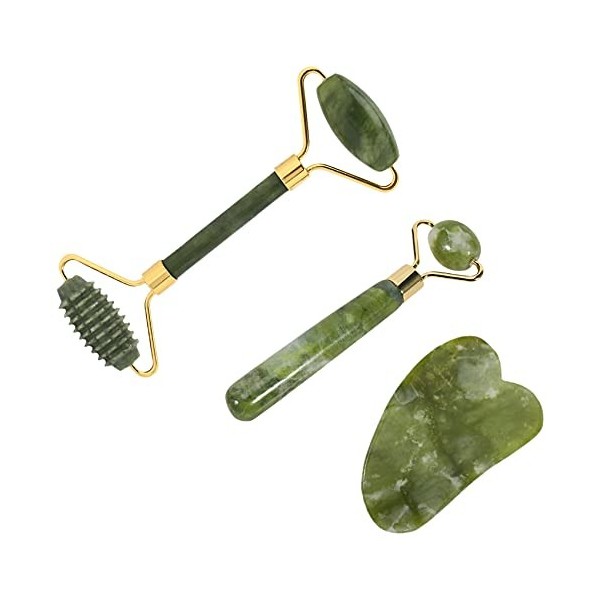 Falygda Kit de massage pour le Eye Natural anti-âge, outil de massage Guasha, raffermissement de la peau