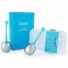 OSRSR Ice Globes Cryo Sticks Outils de massage du visage, soins de la peau en acier inoxydable incassable, rouleau de beauté 