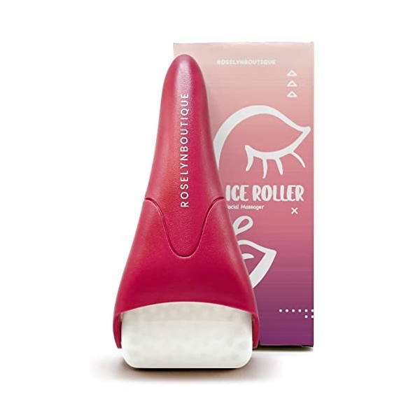 ROSELYNBOUTIQUE Rouleau de glace de cryothérapie pour massage des rides du visage – Cadeaux dauto-soins de la peau Outils de