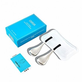 OSRSR Bâtons de Cryo,Boules de glace pour femme,Masseur de beauté du visage en acier inoxydable incassable, les cernes, les p