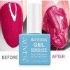 Dissolvant De Vernis à Ongles En Gel, Dissolvant Efficace Et Rapide 3 à 5 Minutes, NAbîMe Pas LOngle, Parfait Pour Enlever 