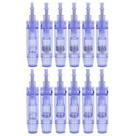 12 pièces Micro aiguilles - 12 broches / 36 broches / 5D micro aiguille électrique de remplacement Derma aiguille - Micro-aig