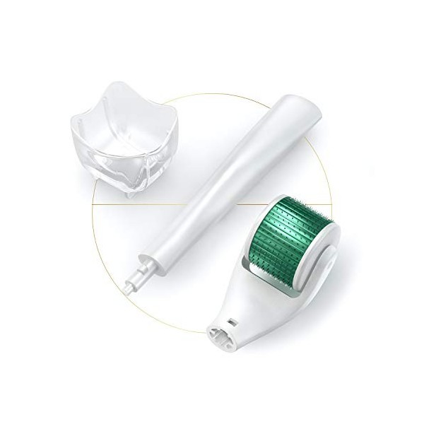 Sdara - Rouleau de rechange pour Dermaroller 2.0 pour le visage/microneedling - 192 micro-aiguilles en acier inoxydable de 0,