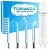 TUMAKOU Appareil Haute Frequence Esthetique - Appareil Visage Anti Ride Bleu - pour Soins pour le Visage, Traitement de lacn