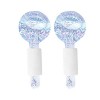 Facial Ice Globes Lot de 2 masseurs de glace pour le visage et les yeux - Pour réduire les poches et les cernes - Pour apaise