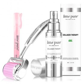 âme pure® CIT Face Roller Basic KIT Traitement de microneedling 100% naturel pour peau sensible pour une peau éclatante, sans