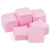 Lot de 600 Lingettes à Ongles Non Pelucheux, Carré Lingette en Cellulose Lingettes Dissolvant Préparation et Finition de Manu