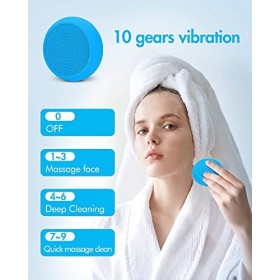 Brosse pour le visage, Tiray Ledy 4 en 1 nettoyage du visage multifonctionnel, minimiseur de pores, brosse démaquillante pour