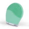 CREATE/FACE WAVE/Brosse en silicone pour soins du visage, turquoise, hygiénique, 8 vitesses, portable, lavable, 6000 rpm, IPX