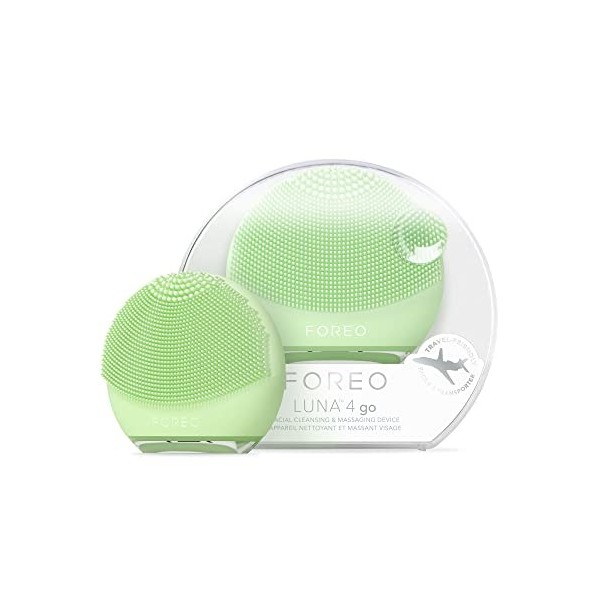 FOREO LUNA 4 go Brosse Nettoyante, Massante & Raffermissante Visage - Brosse Premium - Améliore labsorption des soins - Acce