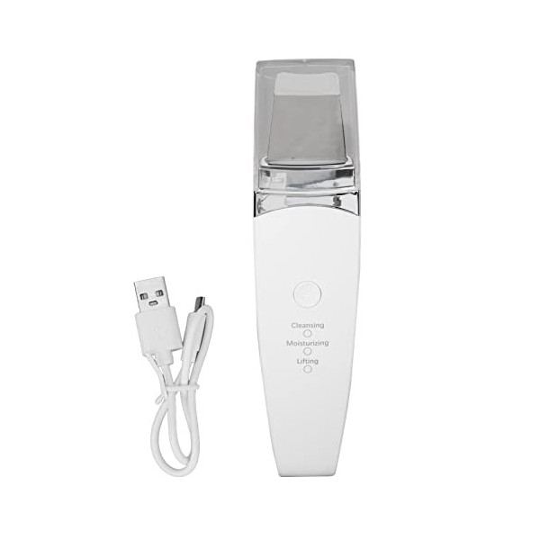 Machine à Pelleter, Nettoyeur de Pores à Ultrasons pour épurateur de Peau, Spatule électrique pour le Nettoyage du Visage des