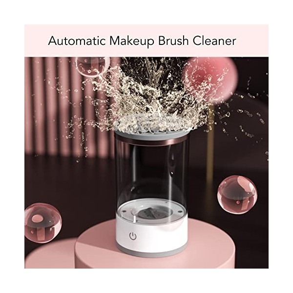 Ozgkee Maquillage Brosse Nettoyant Machine Automatique Brosse Nettoyant Spinner Machine électrique Cosmétique Automatique Spi