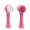 3D nettoyage du visage brosses de Massage brosses de lavage du visage Double face Silicone visage nettoyage en profondeur Por