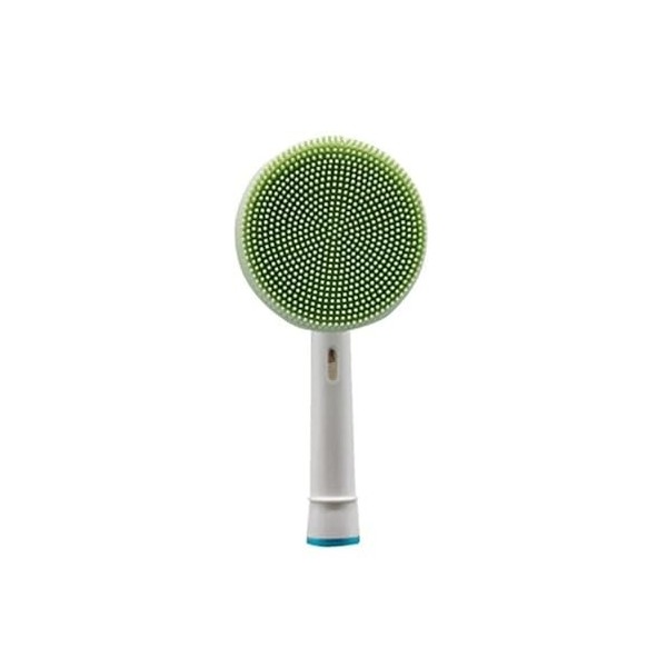 Mengsiy Têtes de Brosse de Rechange for Brosse à Dents Brosse de Nettoyage du Visage Tête de Nettoyage en Silicone électrique