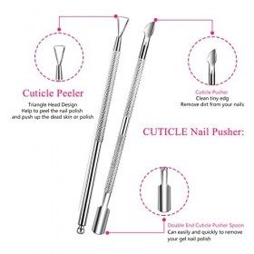 Outils de Dissolvant pour vernis à ongles,10 pinces à doigts,grattoir, poussoir à cuticules,limes à ongles,brosse à ongles,sé