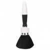 Plumeau de Cou, Brosse à Cheveux Doux Coiffure Coupe Coiffure Brosse de Nettoyage de la Poussière Blanc 