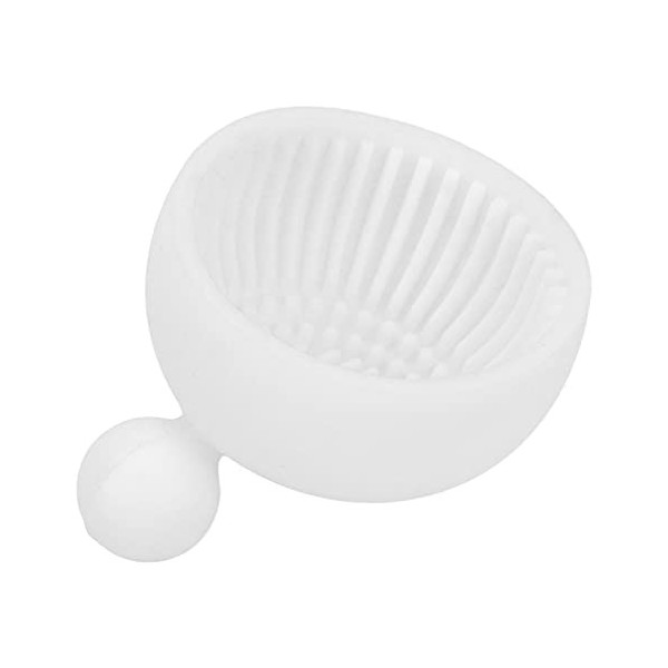 Bol de Nettoyage de Brosse de Maquillage en Silicone Doux et Flexible Nettoyant de Brosse Cosmétique Bol de Nettoyant en Sili