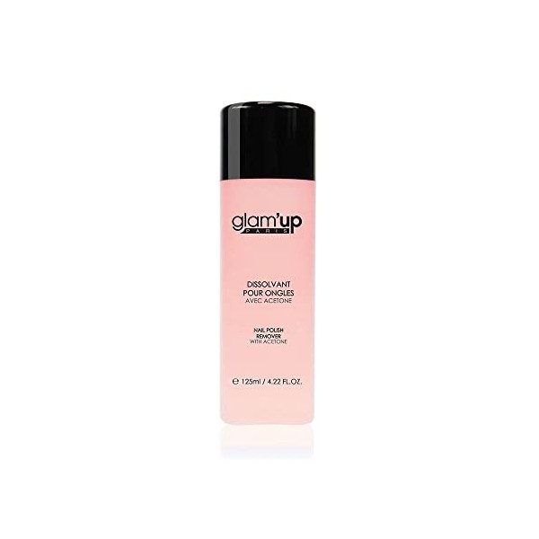Glam’Up Paris - Dissolvant Doux sans Acétone - Dissolvant à l’Huile d’Amande et d’Argan - Hydratant et Nourrissant - N°001-12...
