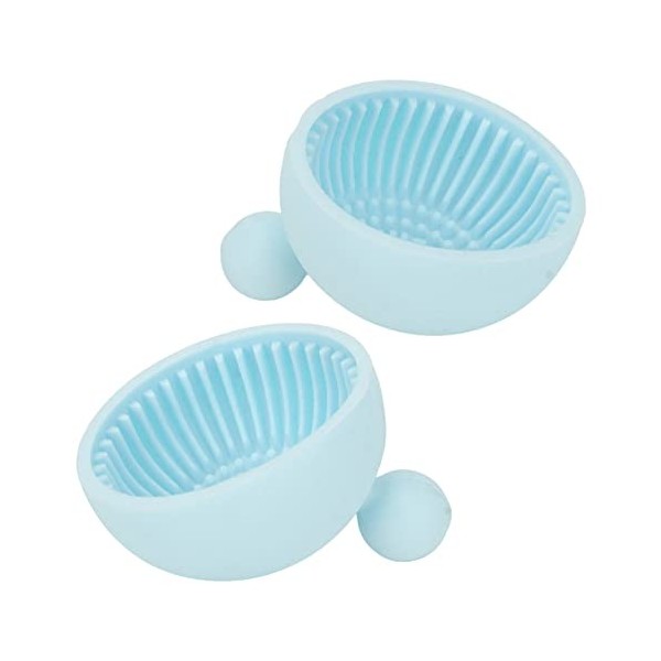 Tampon de Nettoyage de Brosse, Bol de Nettoyage de Brosse de Maquillage, Bol Dépurateur de Brosse de Nettoyage de Maquillage