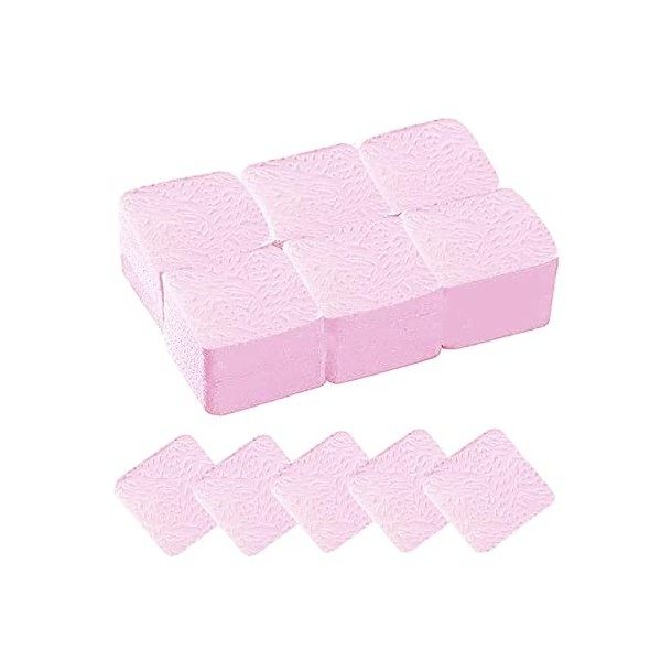 Yoezuo 300 Pcs Lingettes à Ongles Non Pelucheux,coton ongle,Colle à Ongles DéMaquillant Feuille De Coton, Pas De Copeaux Manu