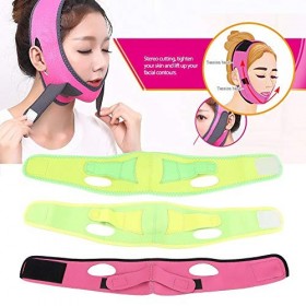 Masque facial amincissant - Éliminer le double menton - Aider à mincir sainement votre visage - Ceinture de levage du visage 