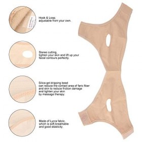 Salmue V Lifting Masque,Masque Facial de Régime Amincissant Réduire le Double Menton Masque Anti-âge V Forme Masque Anti-Ride